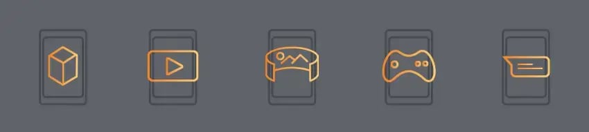 Trekk icons