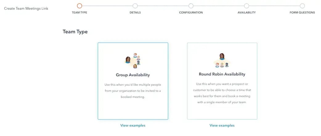 HubSpot meeting link