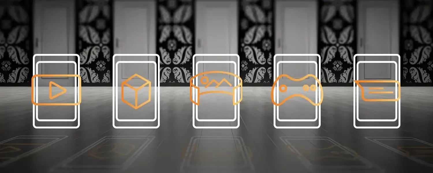 Icons of each type of AR