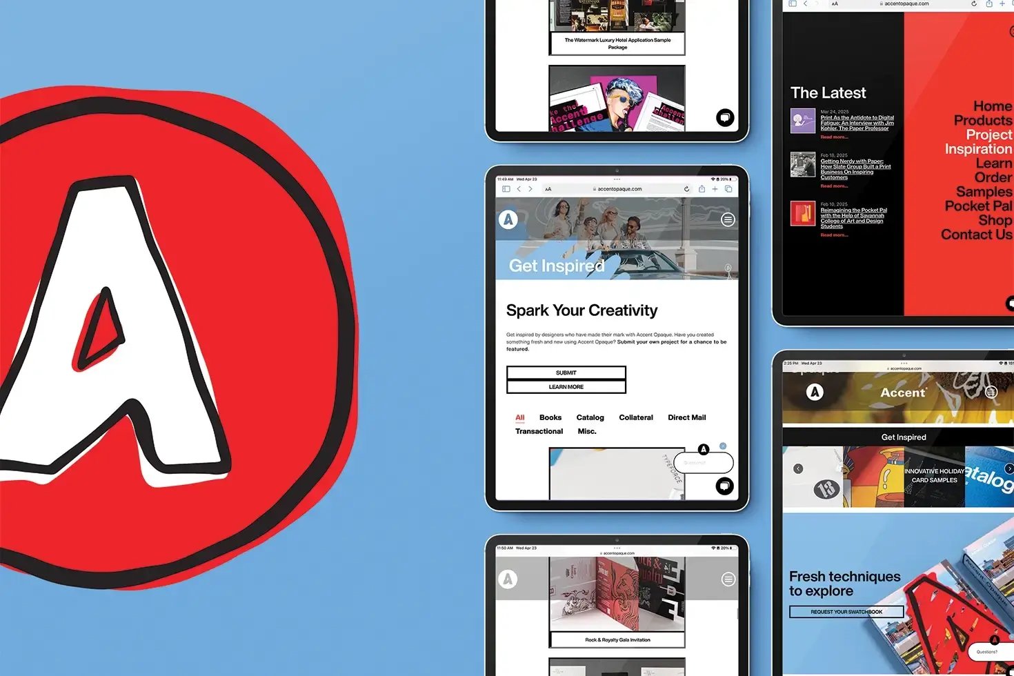 Accent Opaque Website on iPads