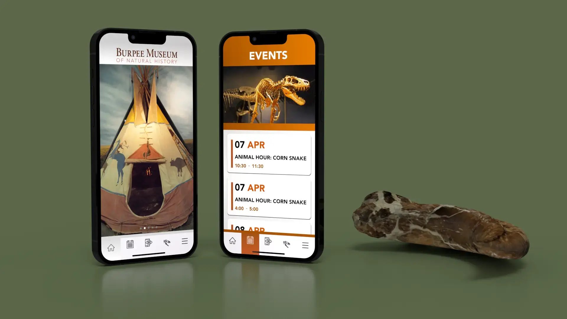 Burpee Museum App Design