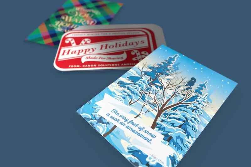 Canon holiday cards