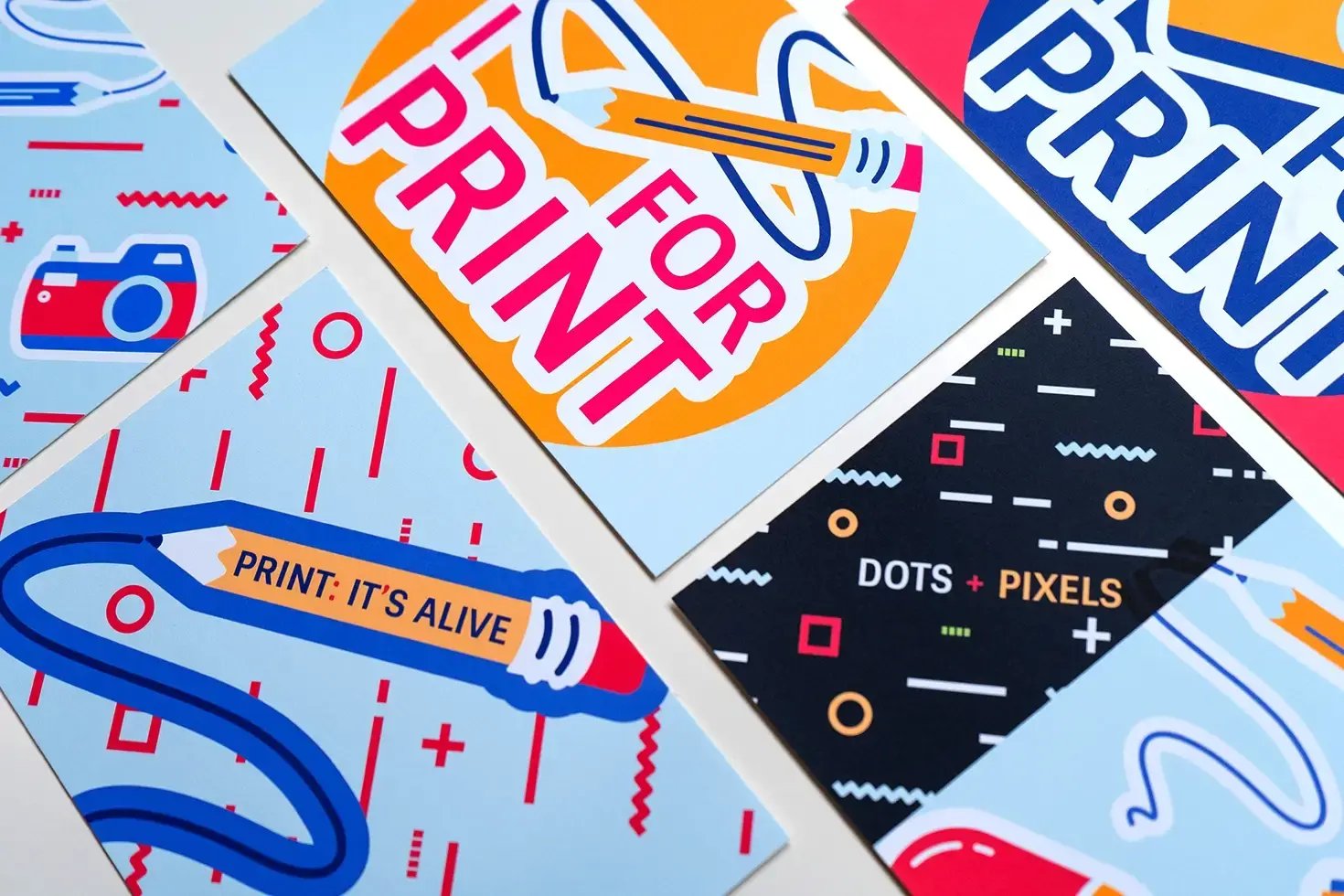 Designer's Desk Pack postcards