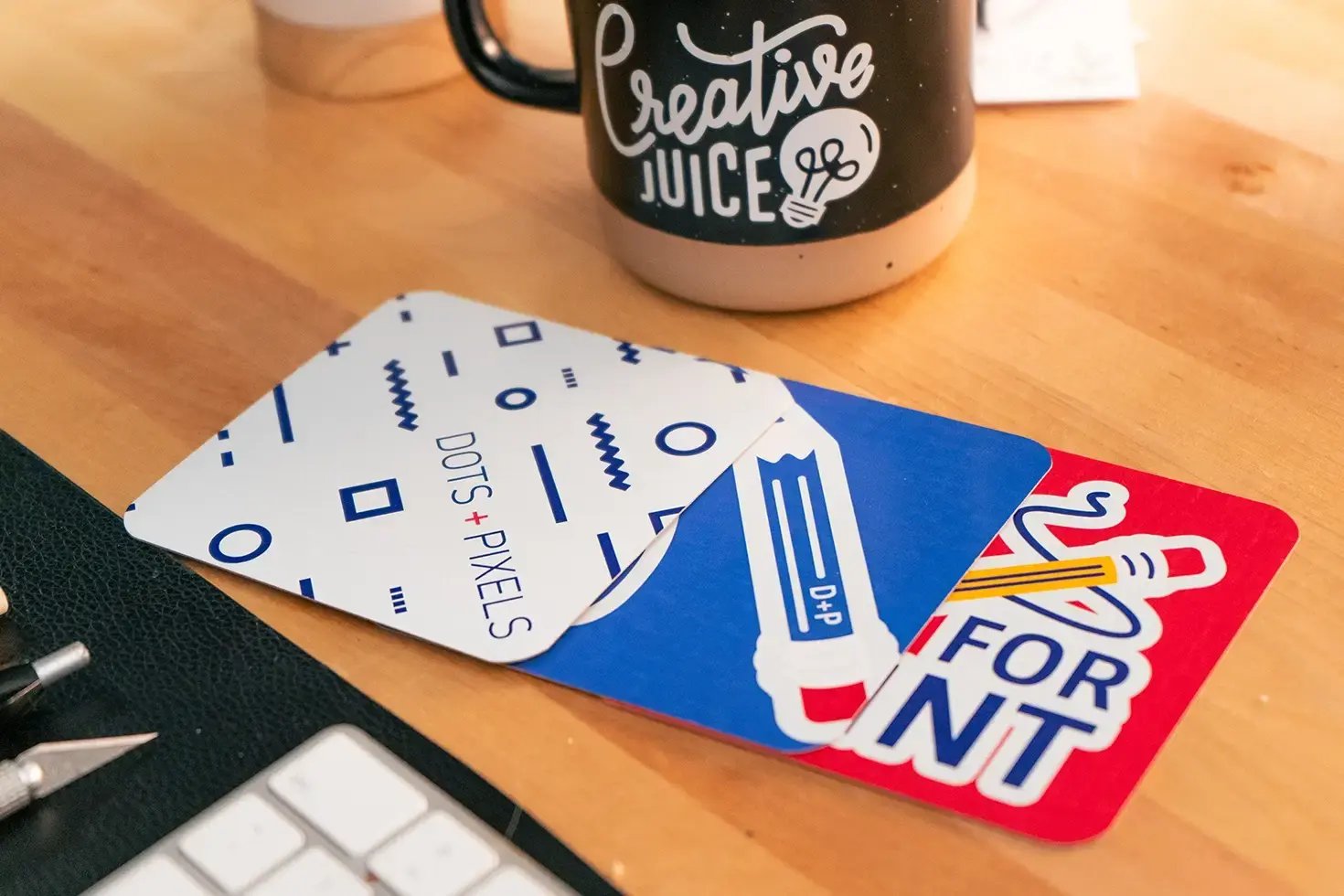 Designer's Desk Pack coasters 