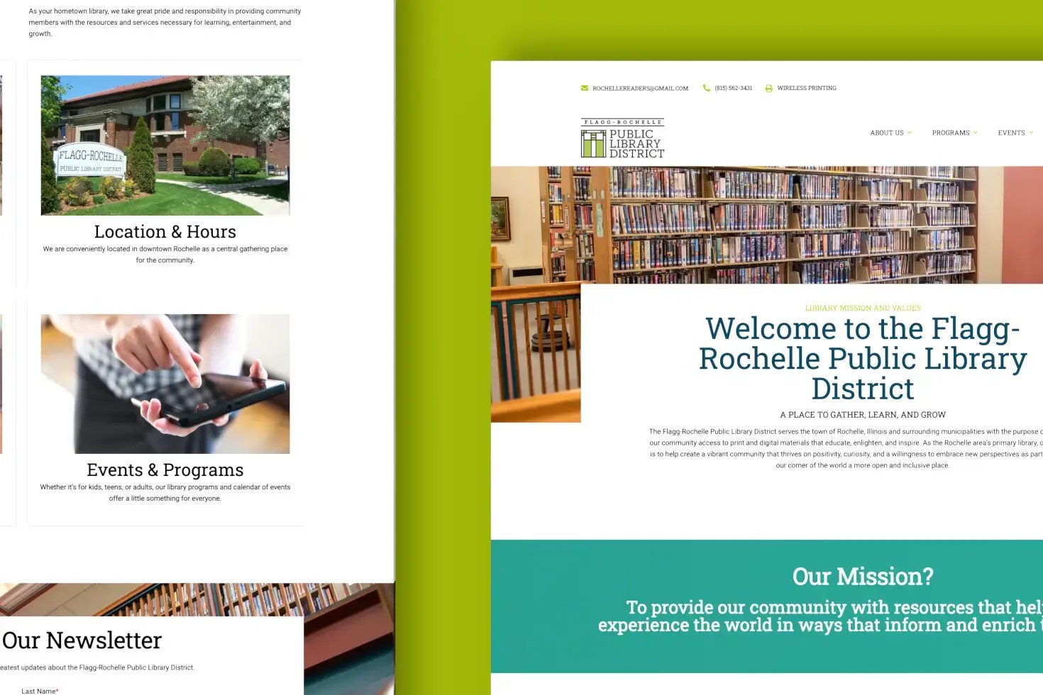 Easy-to-browse design to help SEO