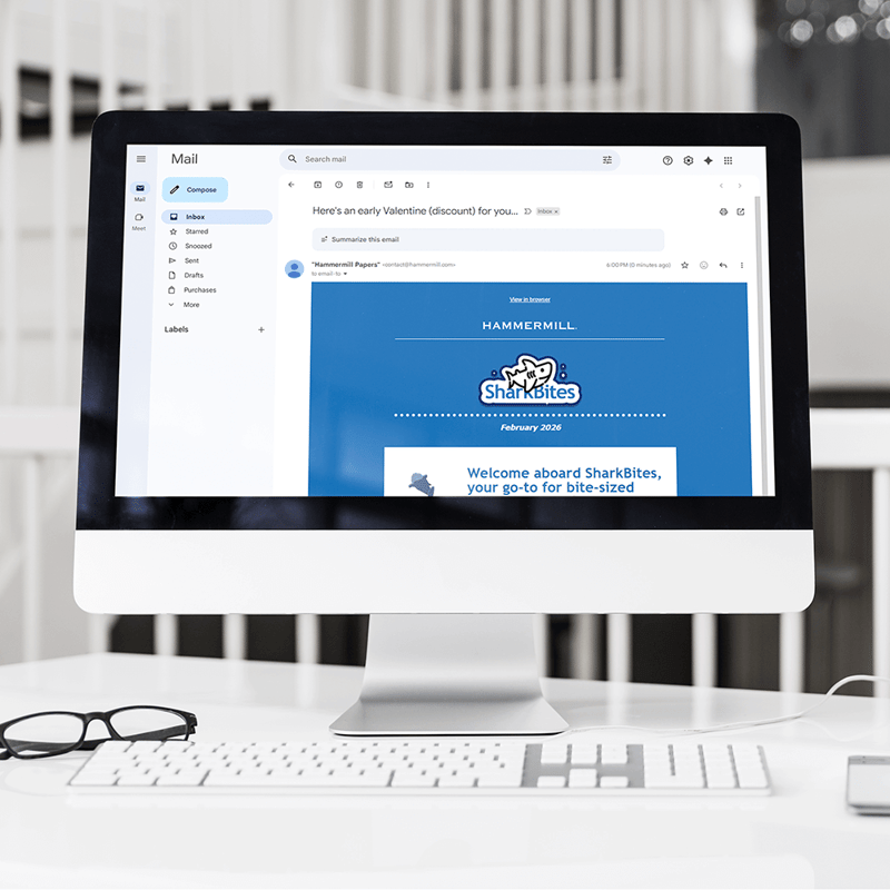 Hammermill Newsletter mockup
