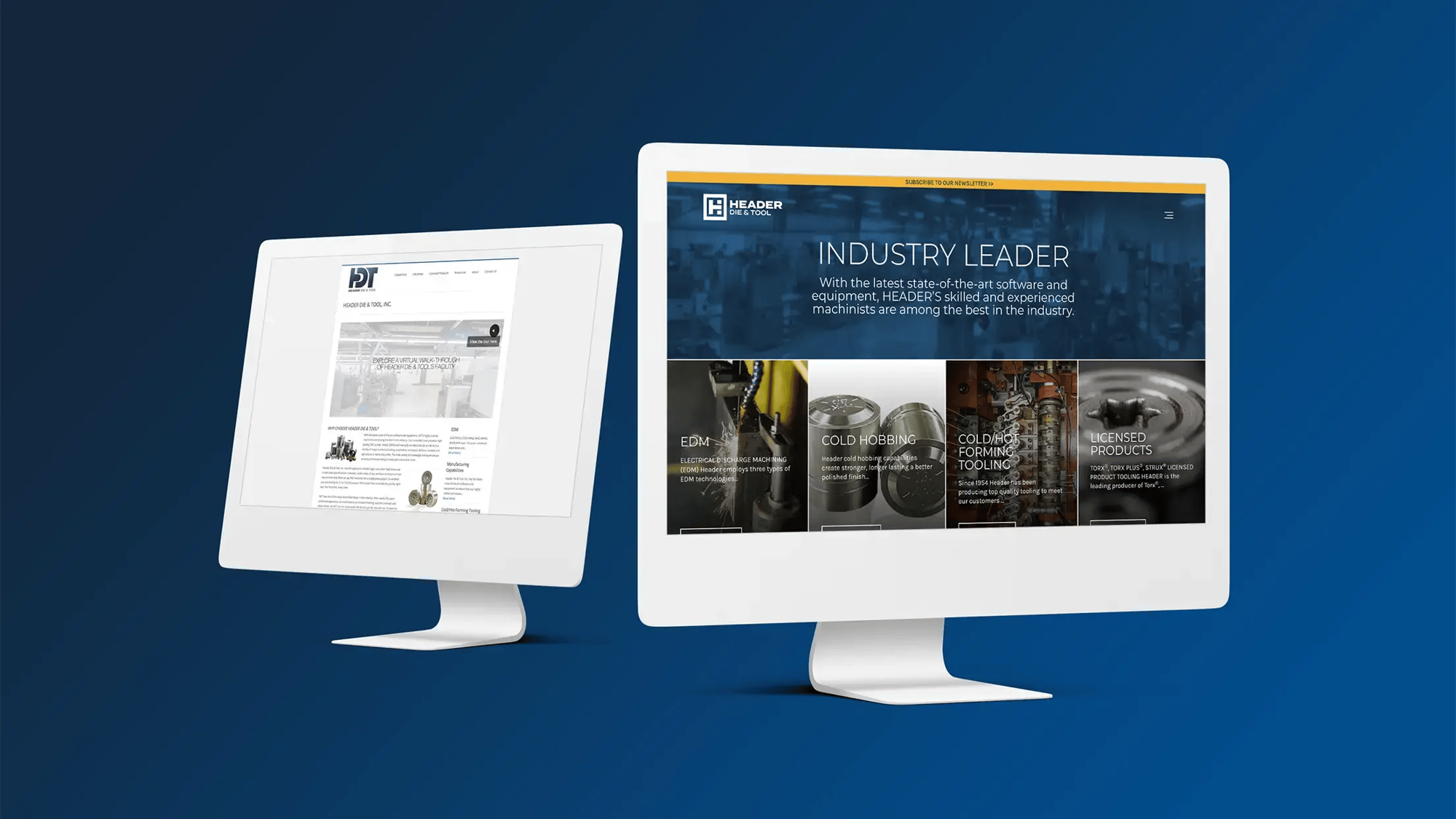Header Die & Tool Website Redesign