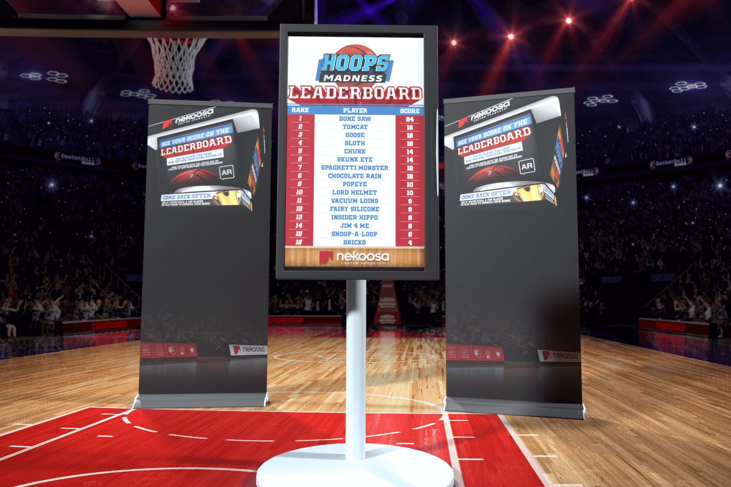 Nekoosa Leaderboard and Pull Up Banners Nekoosa Leaderboard and Pull Up Banners
