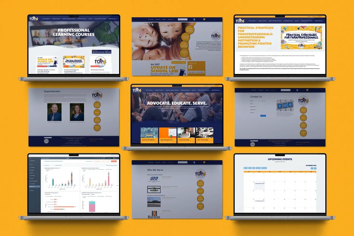 New ROE4 website compared to old ROE4 website New ROE4 website compared to old ROE4 website