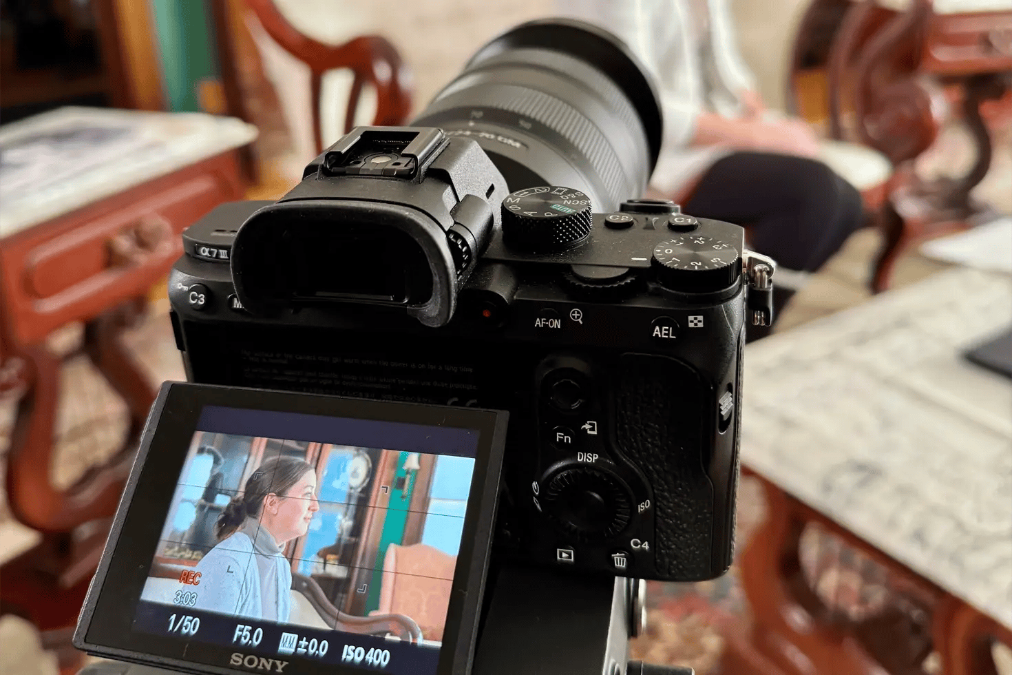 Renaissance behind the scenes video at the Funderburg house