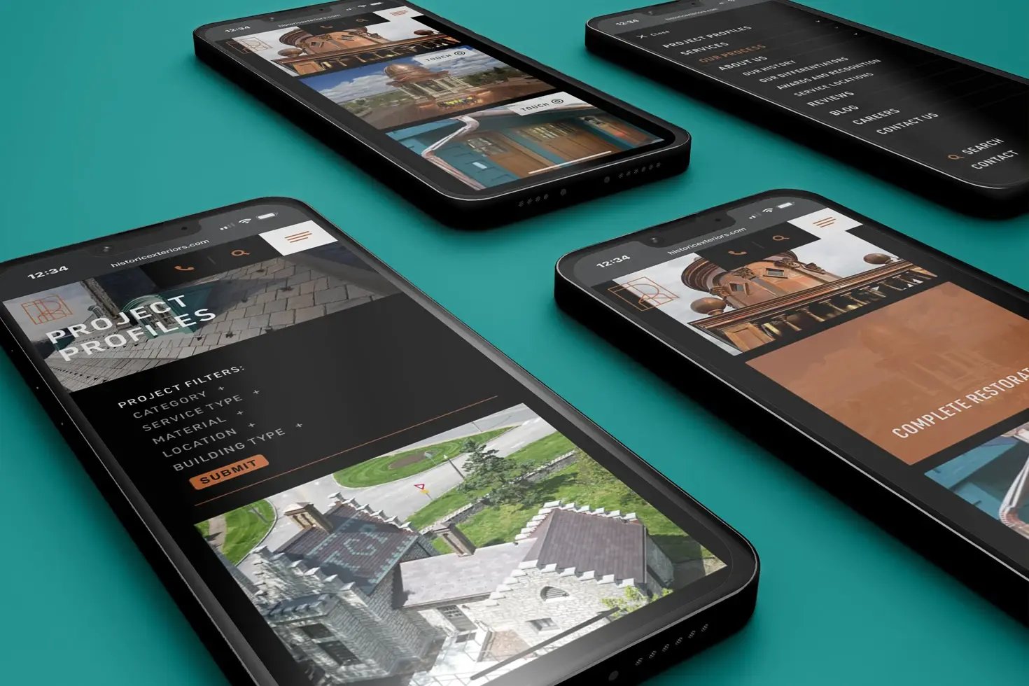 Renaissance Roofing Responsive Website