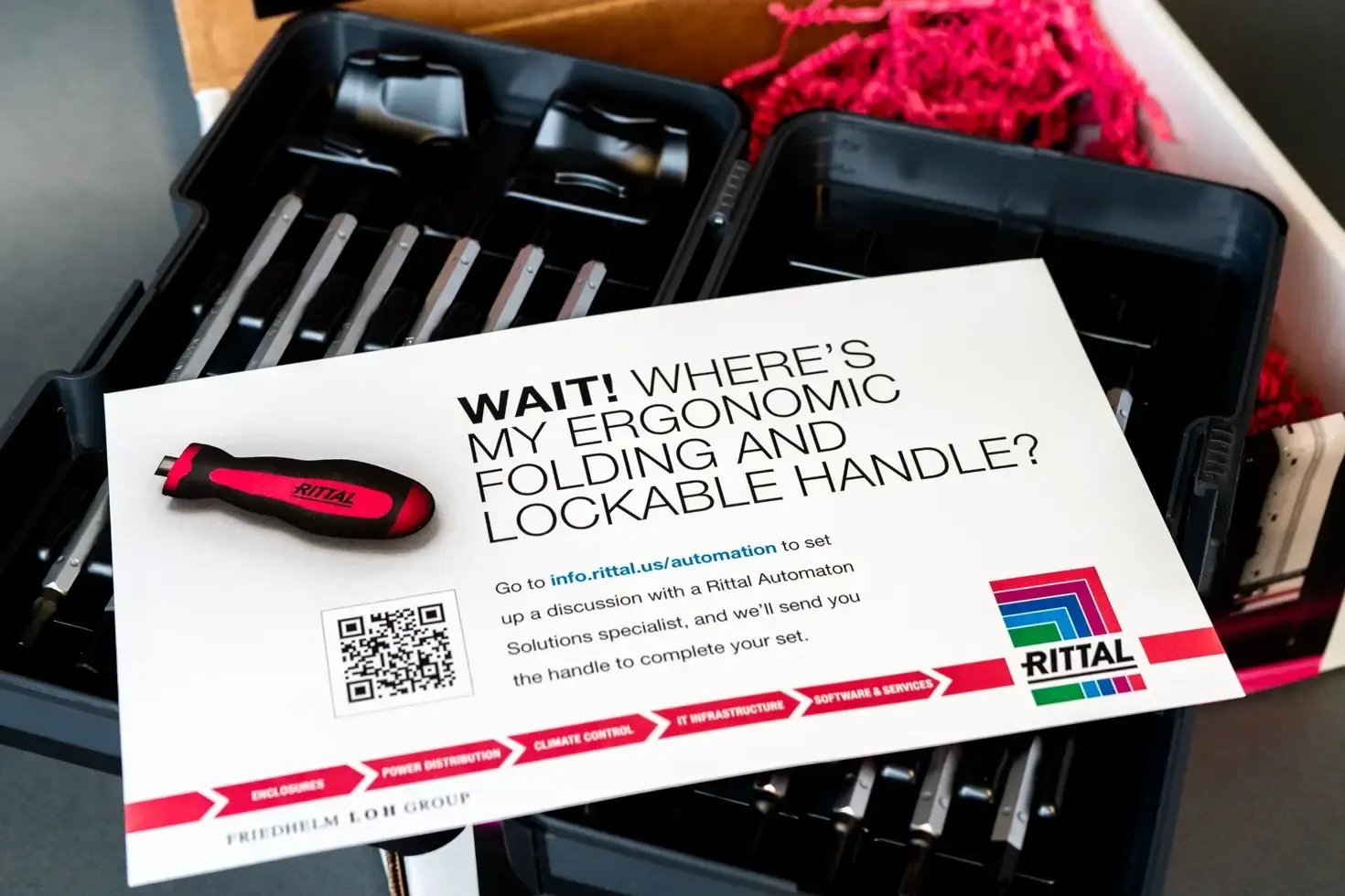 Rittal Lumpy Screwdriver Mailer