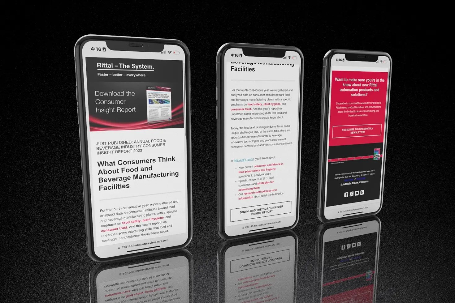 Rittal Marketing Campaigns Responsive