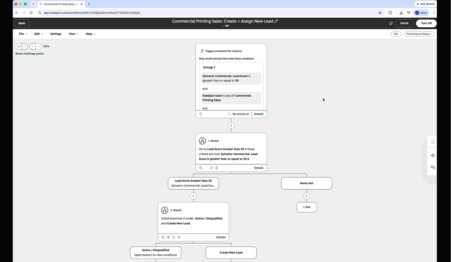 HubSpot workflow HubSpot workflow