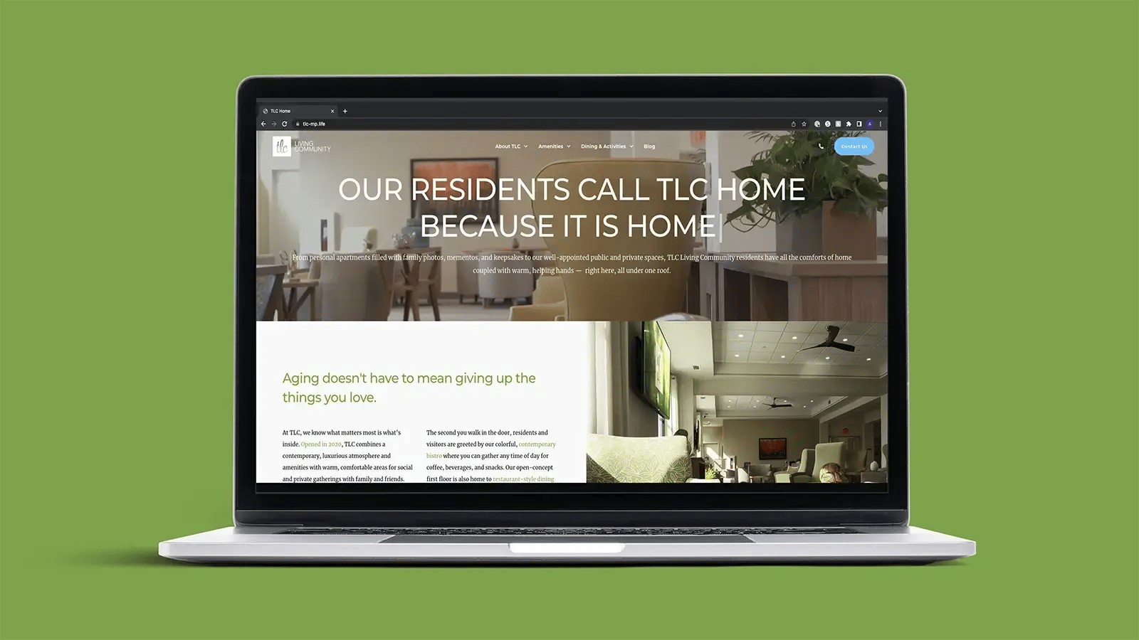 TLC Assisted Living Facility Website Redesign