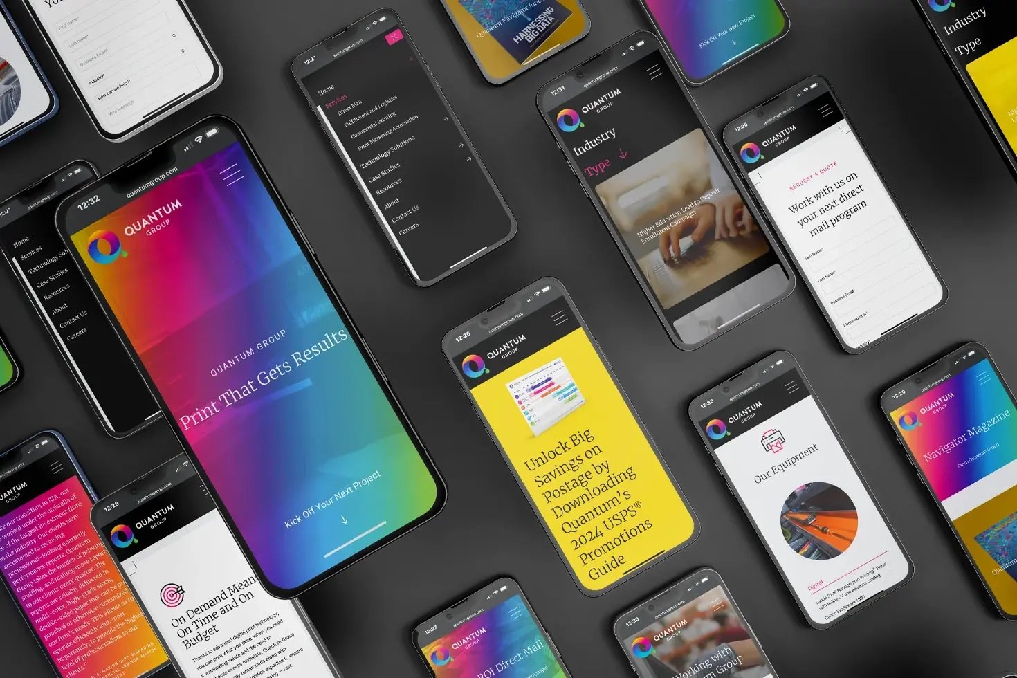 Quantum Group Responsive Website