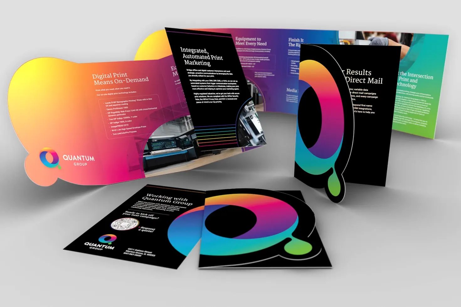 Quantum Group Print Sales Collateral