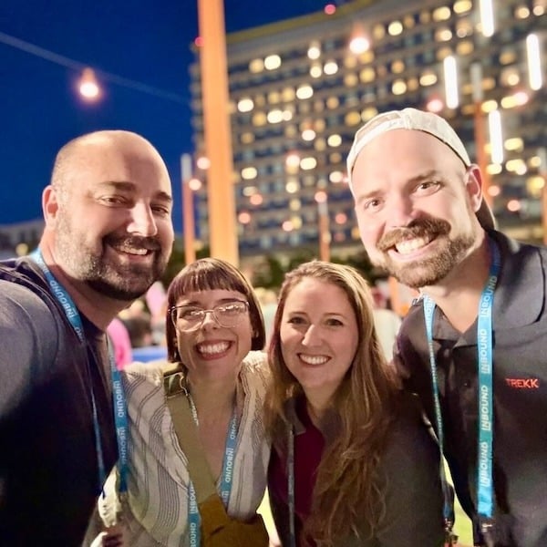 Mike, Shayne, Emilee, and Robby at INBOUND 2024 VIP Party